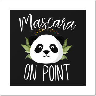 Panda Mascara on Point Posters and Art